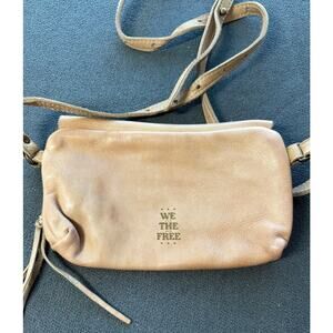 👜 We The Free Mini Rider Crossbody – Light Tan Leather Vibes 👜